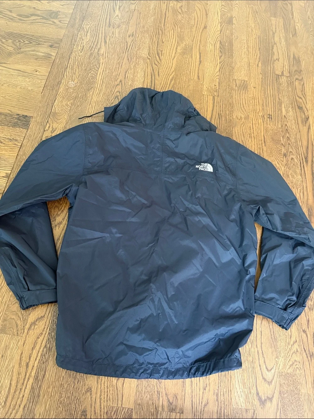 The North Face Navy Hooded Rain Jacket